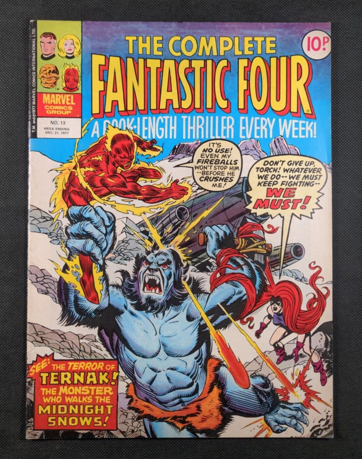 Marvel Comics The Complete Fantastic Four Issue No 13  1977 Vintage Comic