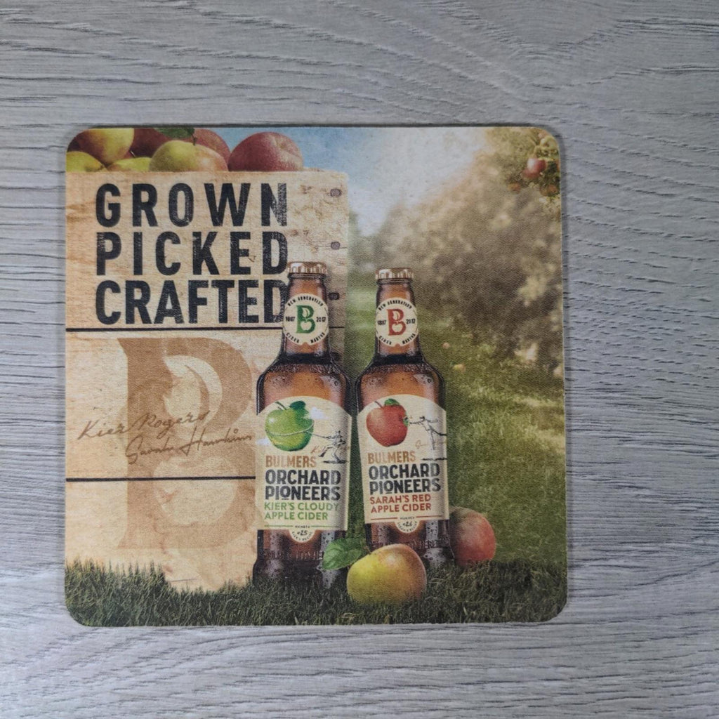 Bulmers 4 x Vintage Beer Mats Pub Bar Coaster Breweriana - Retrorama UK