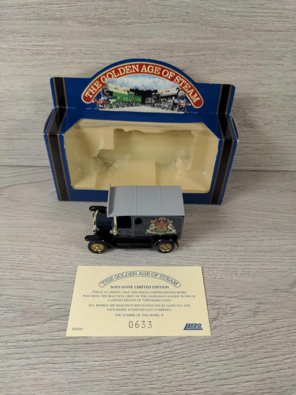 Lledo The Golden Age of Steam 1920 Diecast Model T Ford 6126 Caledonia Railway - Retrorama UK