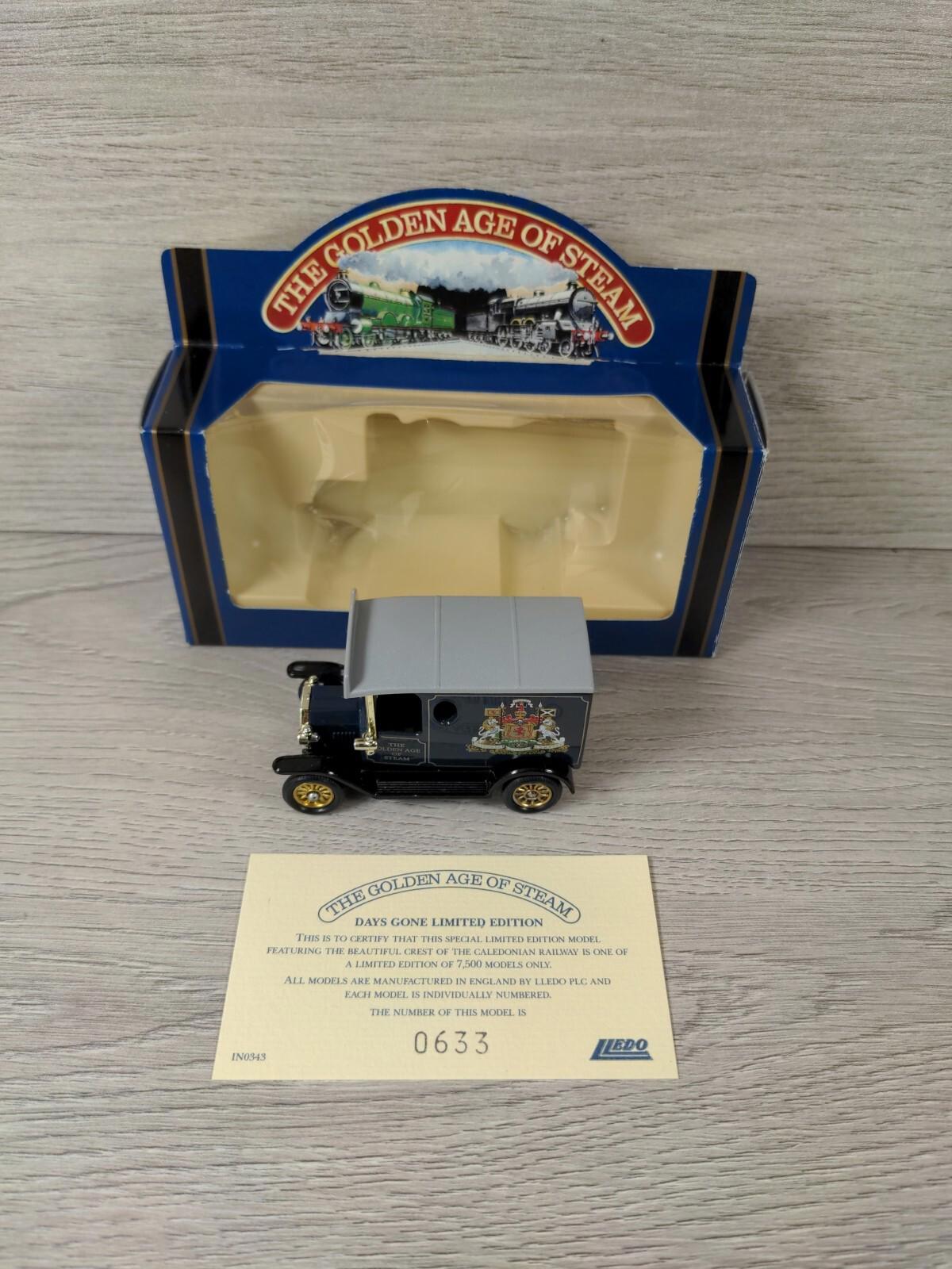 Lledo The Golden Age of Steam 1920 Diecast Model T Ford 6126 Caledonia Railway - Retrorama UK
