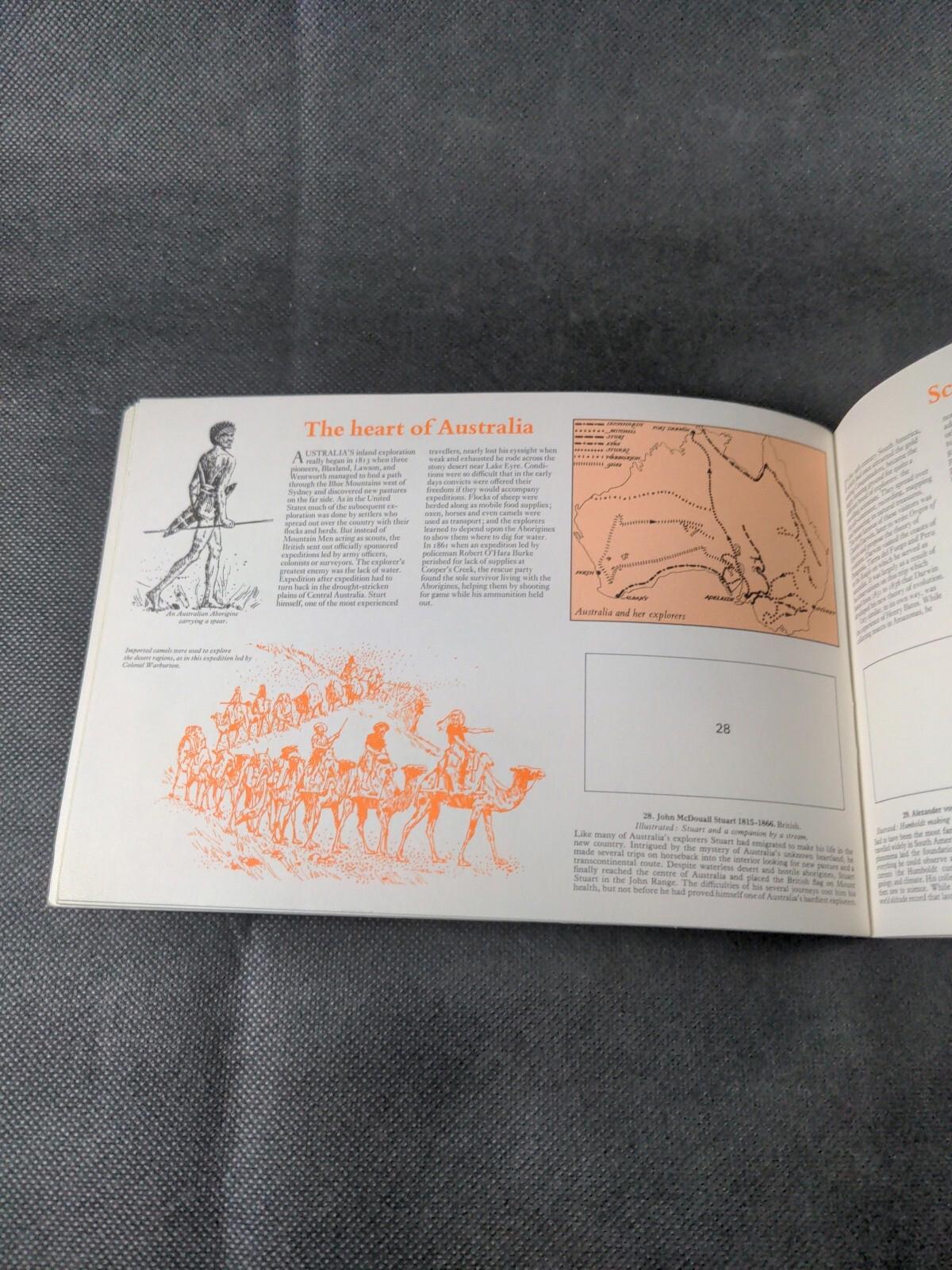 Brooke Bond Picture Cards Blank/Unused Card Album Adventurers & Explorers - Retrorama UK