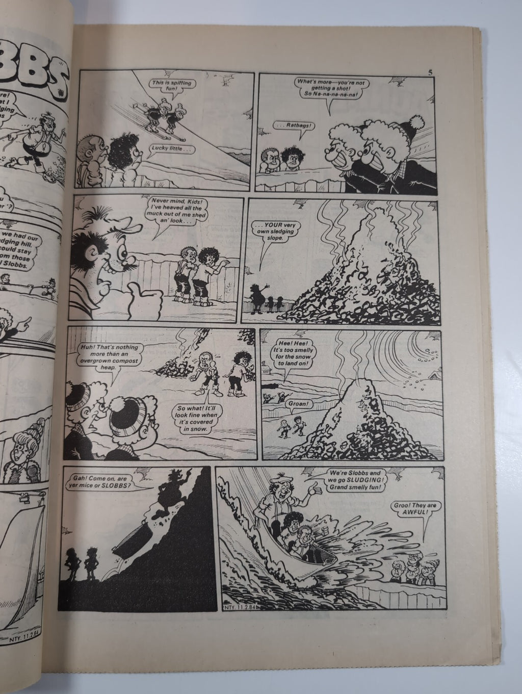 Nutty Comic Featuring Bananaman Issue No. 209 Feb 11th 1984 Vintage Retro Comic