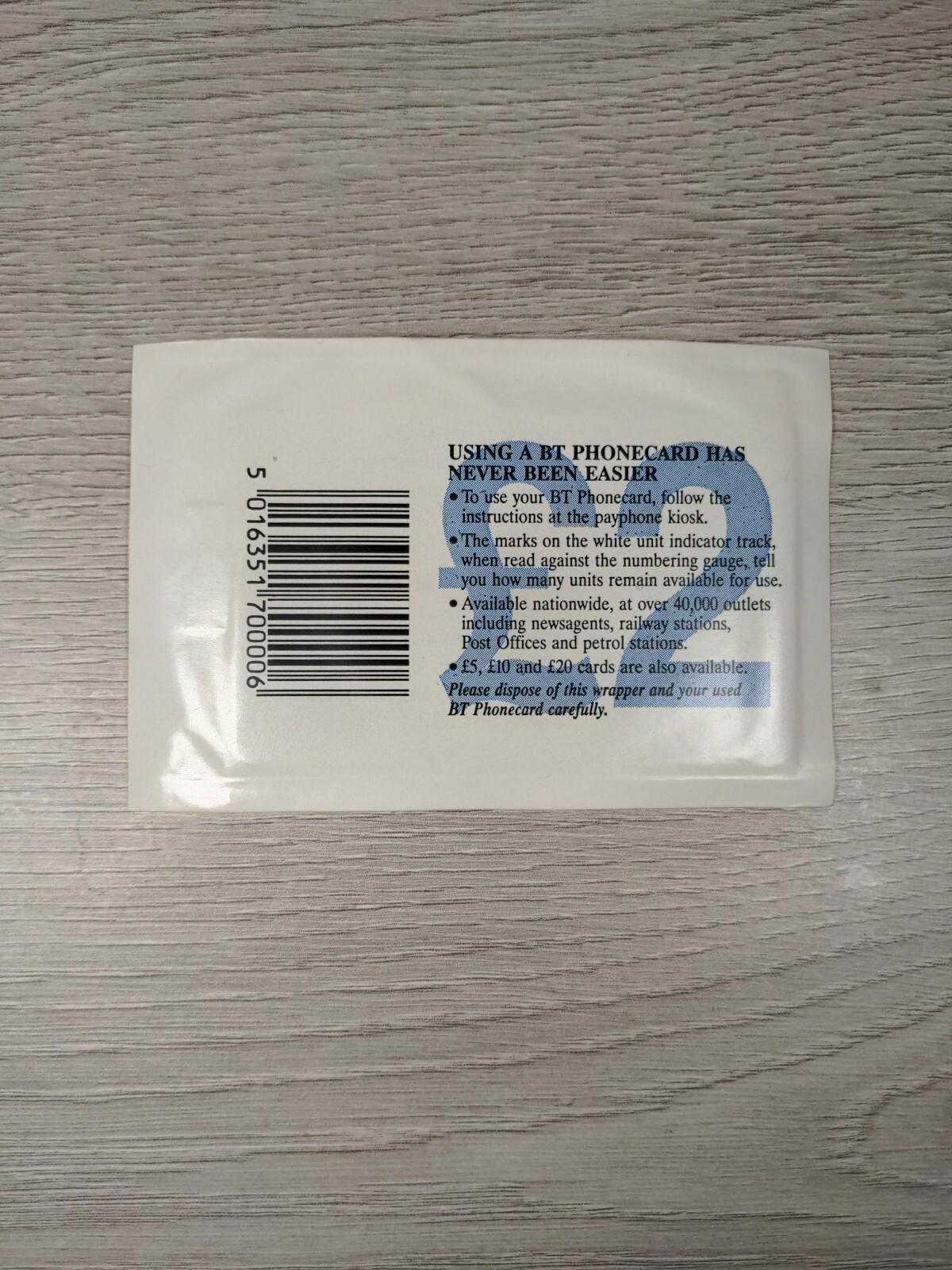 BT Phonecard 20 Units £2 The Time Of Our Lives 50th Anniversary Of VE Day Unused