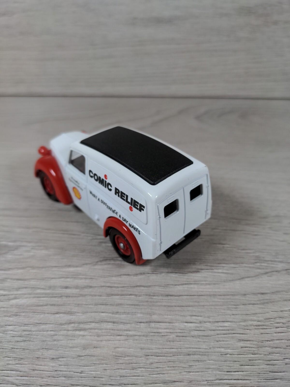 Lledo Comic Relief Van In A Can Vintage Diecast Model Morris Van