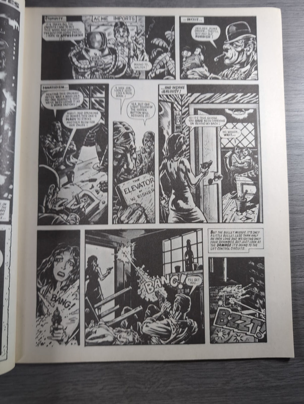 2000AD Prog 611 Featuring Judge Dread Comic 28th Jan 1989 Vintage Retro Comic