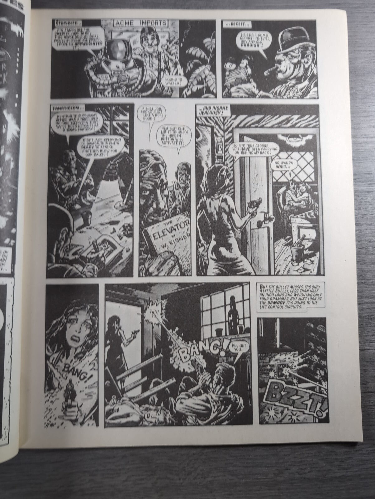 2000AD Prog 611 Featuring Judge Dread Comic 28th Jan 1989 Vintage Retro Comic