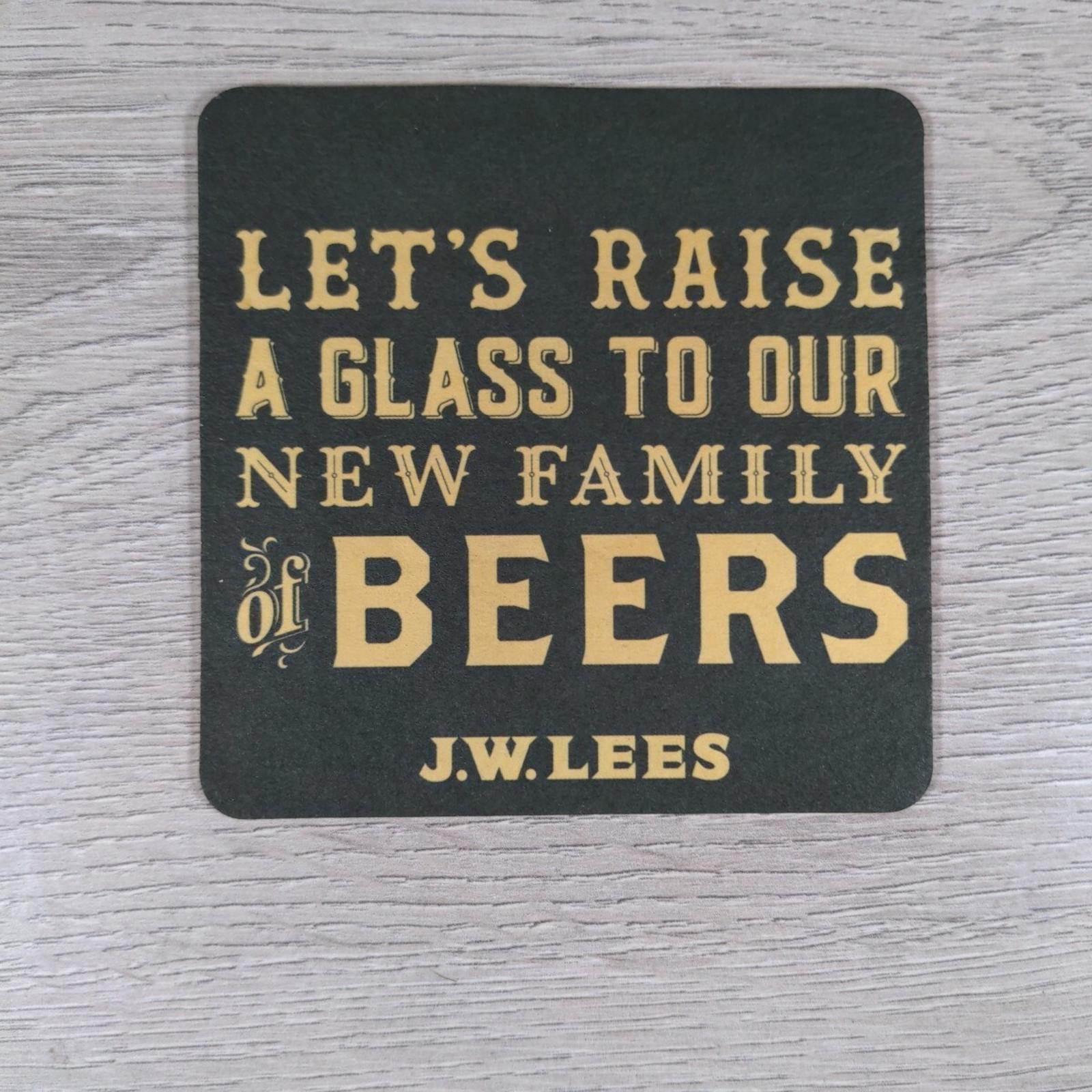 J.W Lees 3 x Vintage Beer Mats Pub Bar Coaster Breweriana - Retrorama UK
