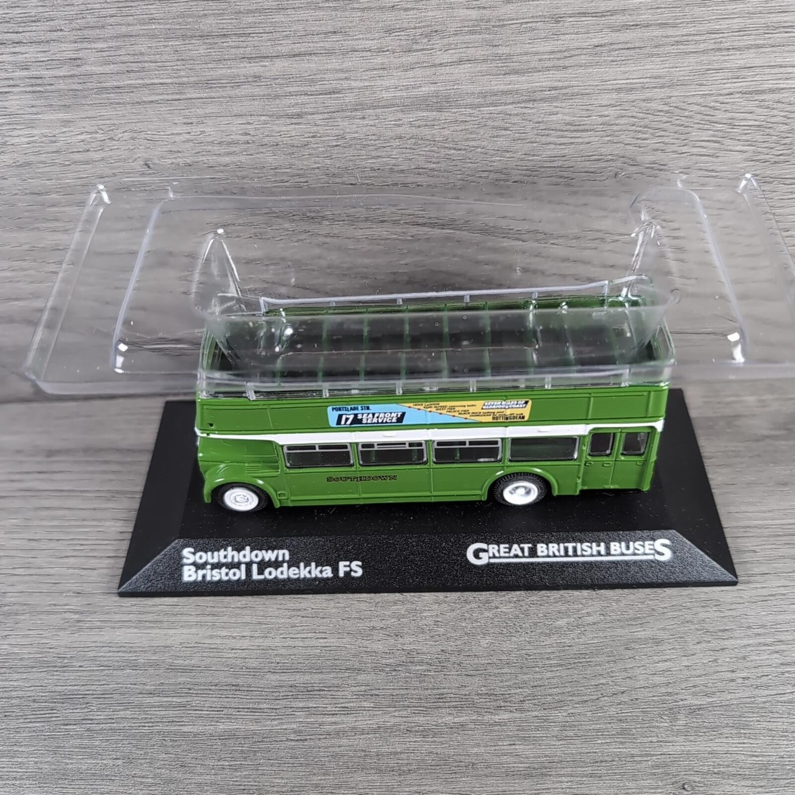 Great British Buses Southdown Bristol Lodekka FS 1:76 Scale Atlas Diecast Model
