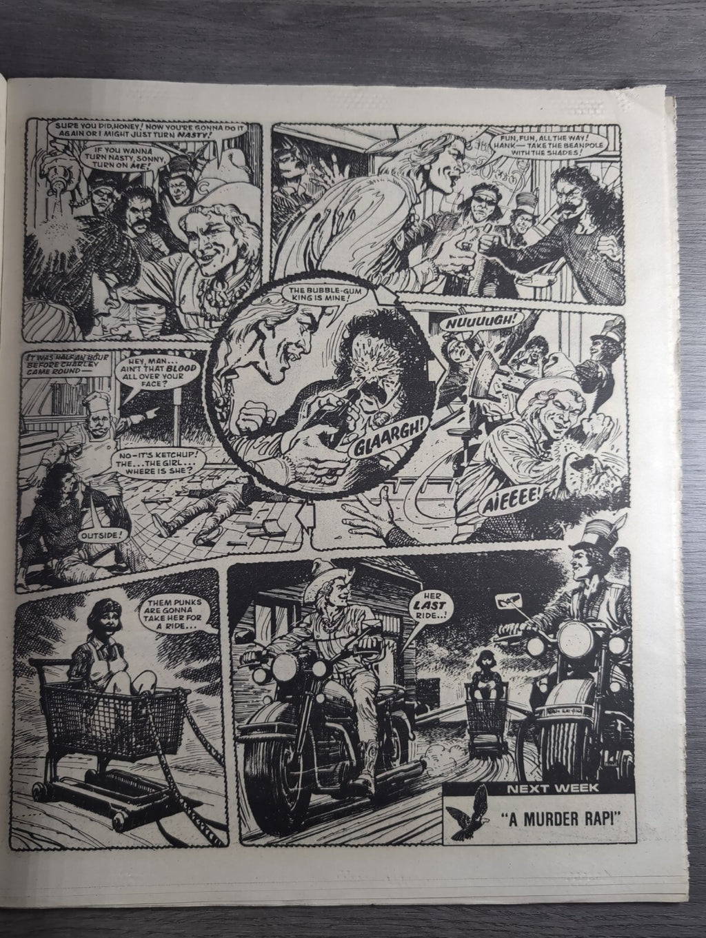 Eagle Comic Issue No. 205 22nd Feb 1988 Vintage Retro UK Comic
