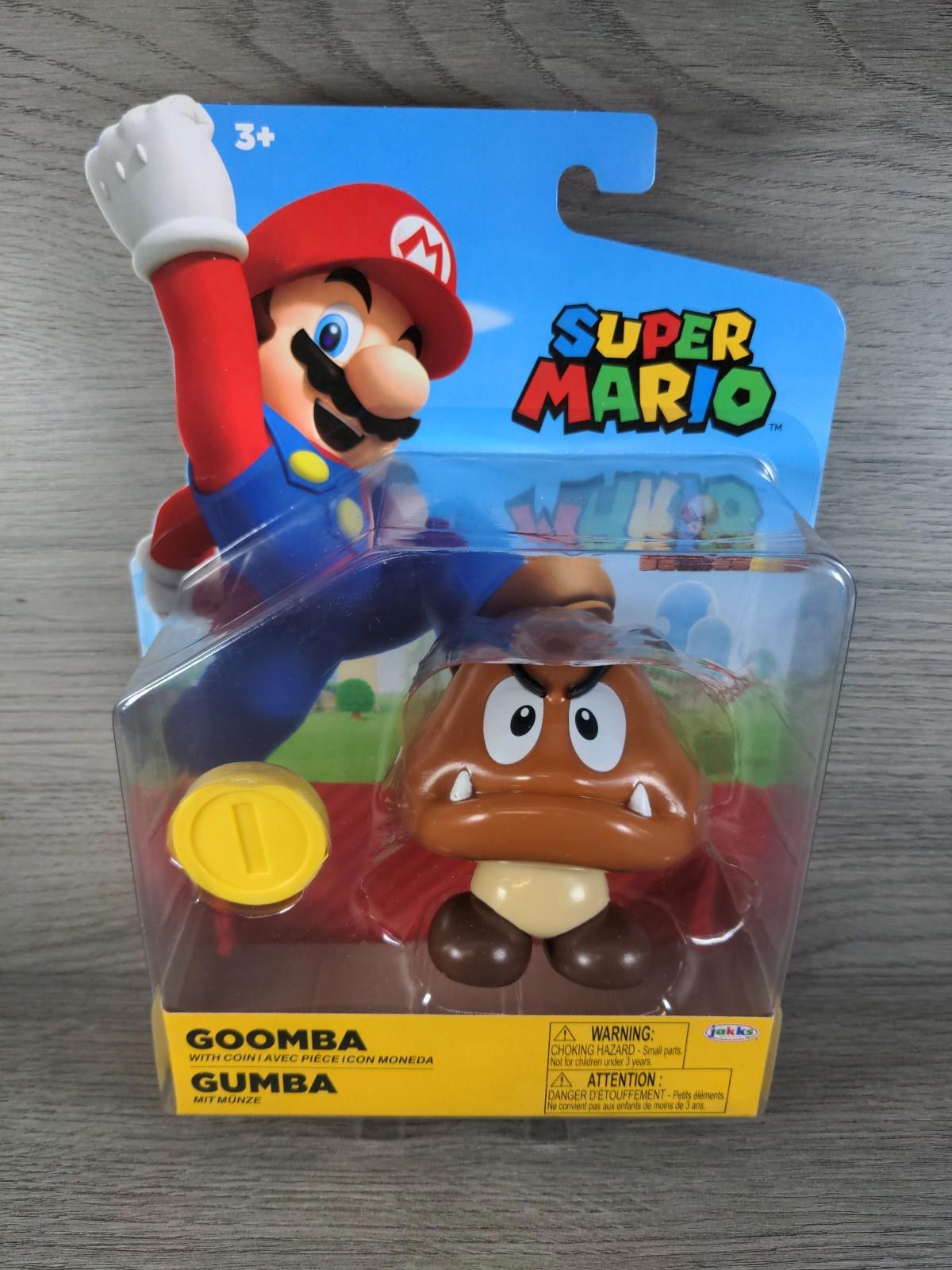 Super Mario Goomba Action Figure Jakks Pacific Factory Sealed Pack - Retrorama UK