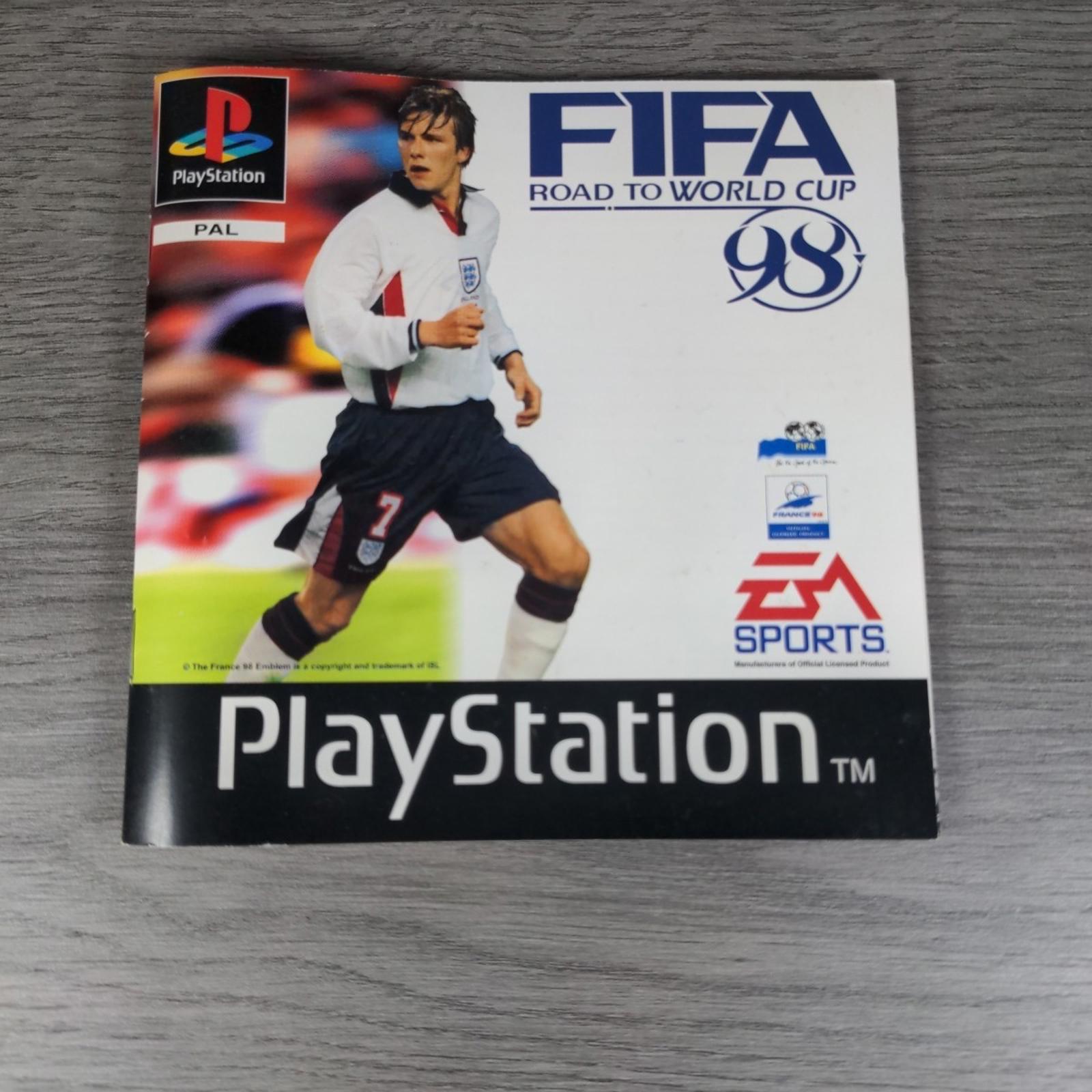 FIFA 98 Road To World Cup Game Playstation 1 PS1 EA Sports Tested & Working