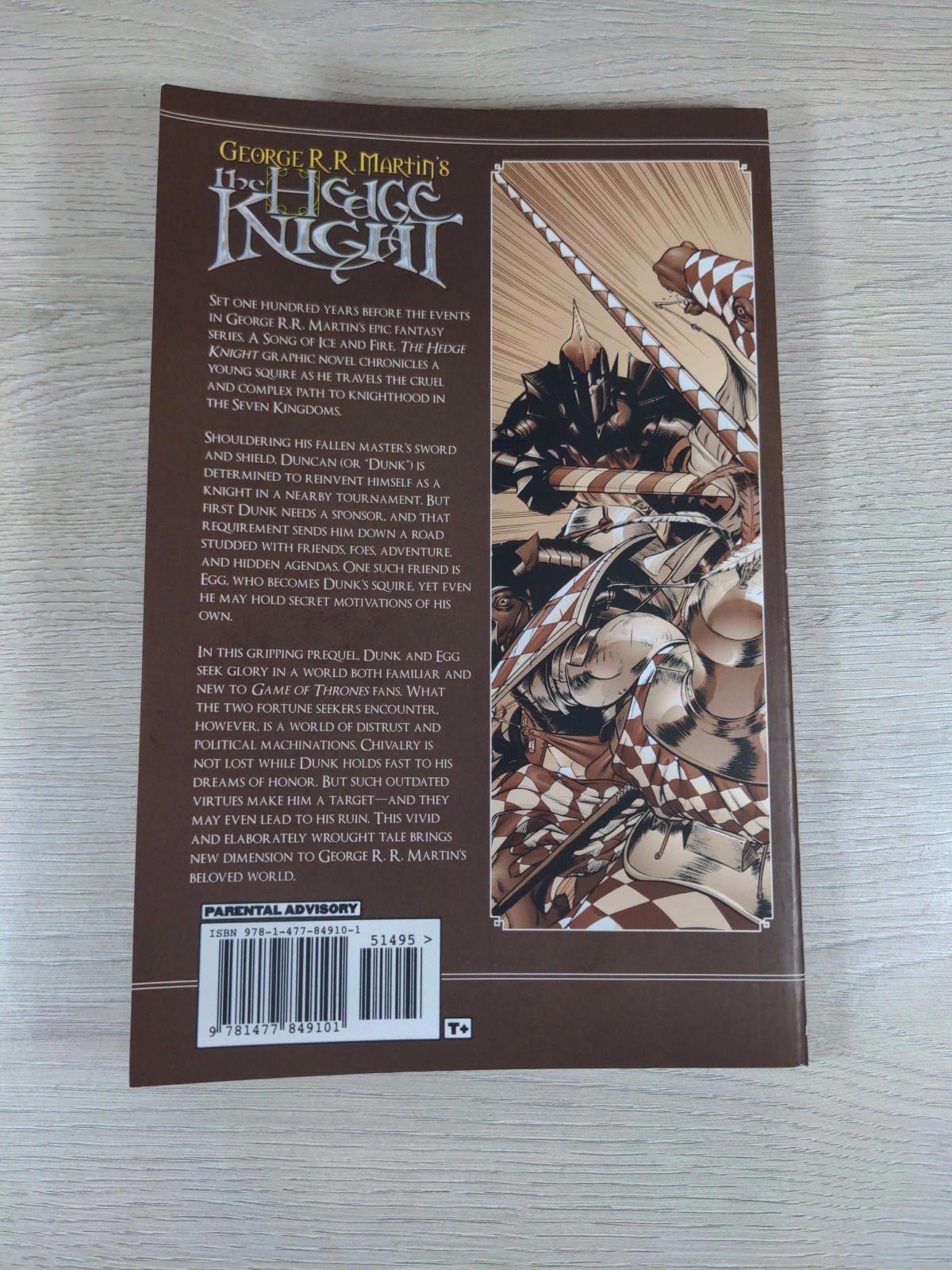 The Hedge Knight: Prequel GOT Graphic Novel George R. R. Martin Jet City Comics
