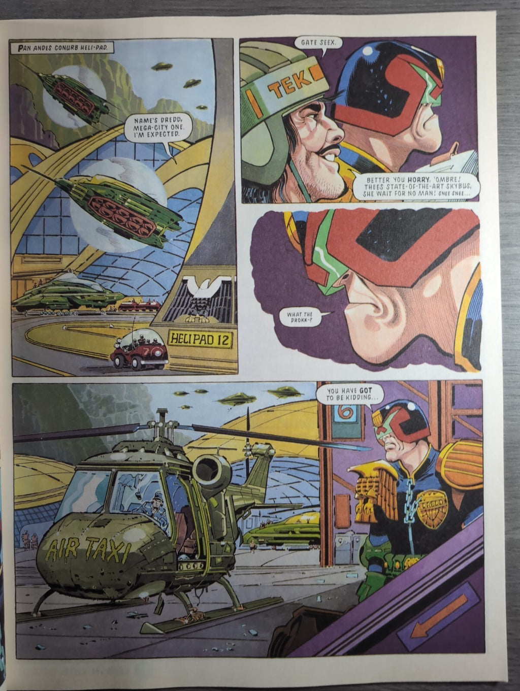 2000AD Prog 876 Featuring Judge Dredd Comic 9th Feb 1994 Vintage Retro Comic