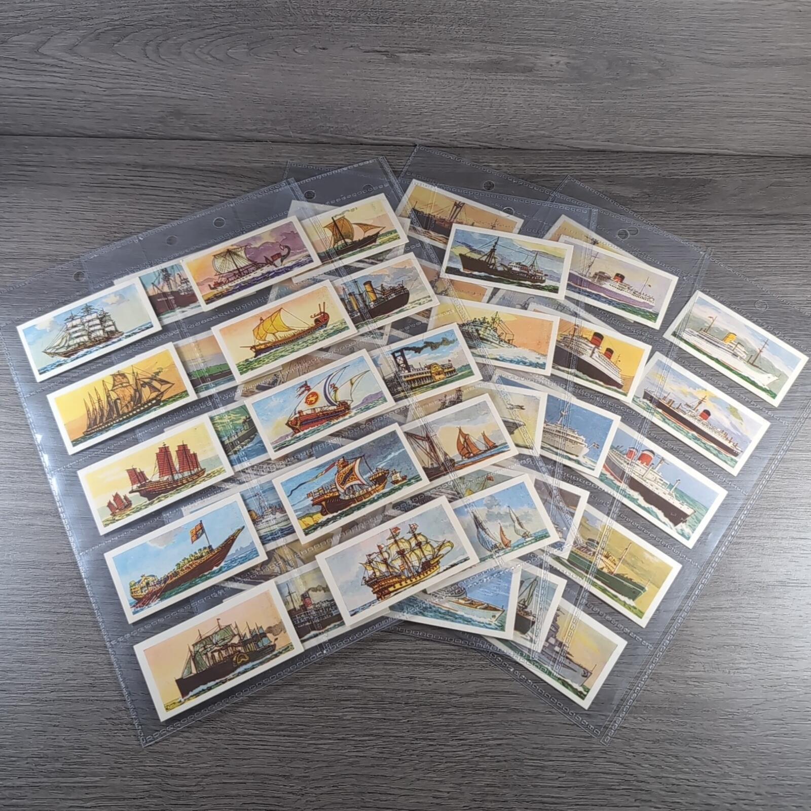 Ships Through the Ages 1963 C.S Ltd 2nd Series Complete Full Set of 50 Cards