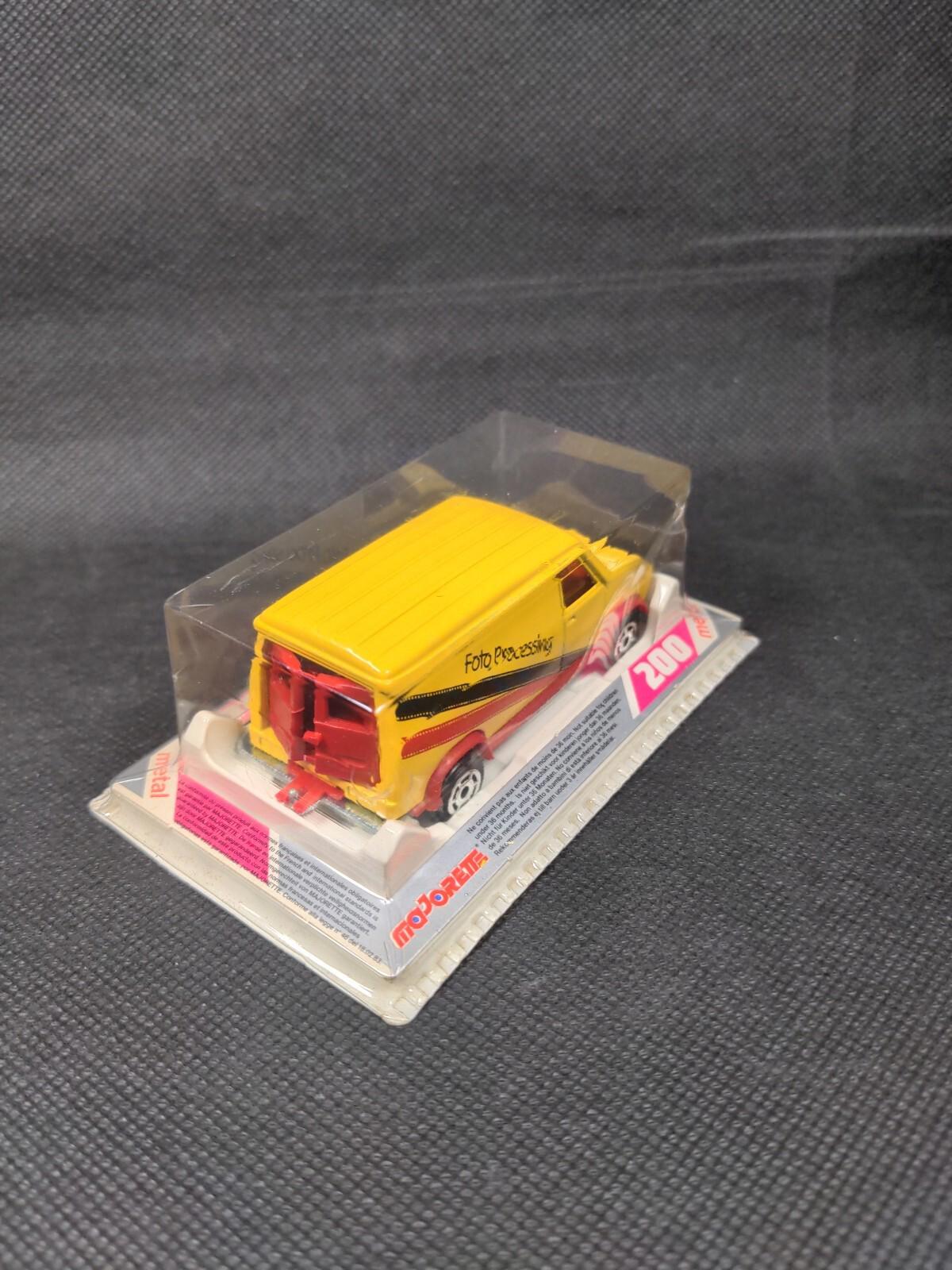 Majorette 200 Series Foto Processing Diecast Van Sealed Blister Pack 1:64 Scale