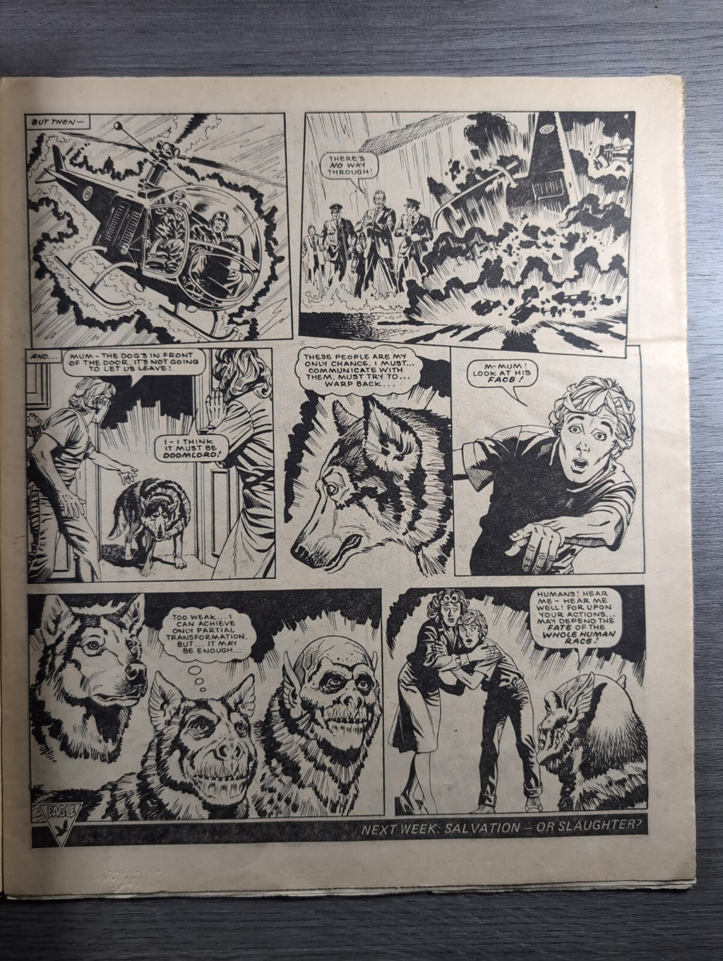 Eagle Comic 19th November 1983 Vintage Retro UK Comic