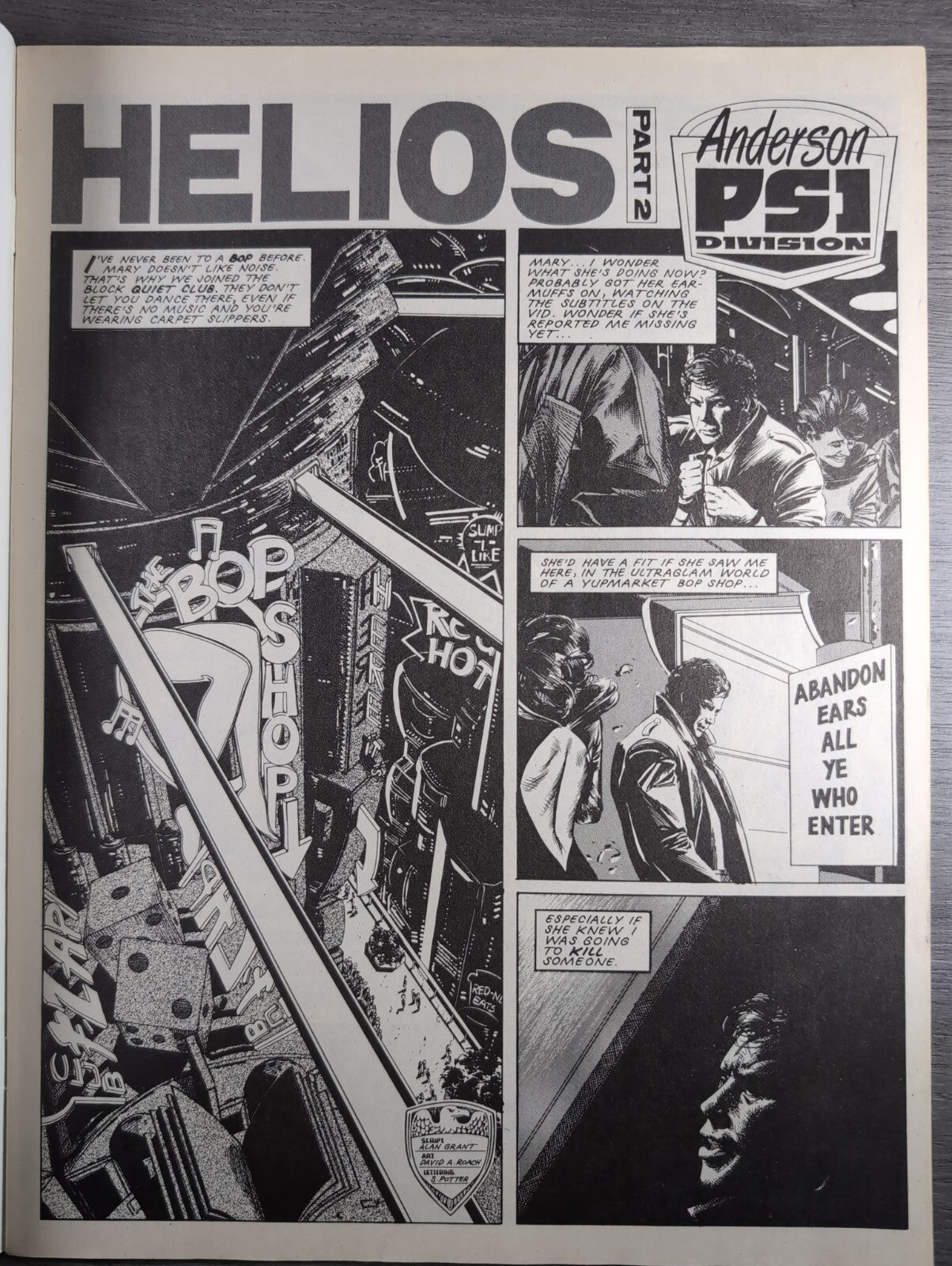 2000AD Prog 615 Featuring Judge Dread Comic 25th Feb 1989 Vintage Retro Comic