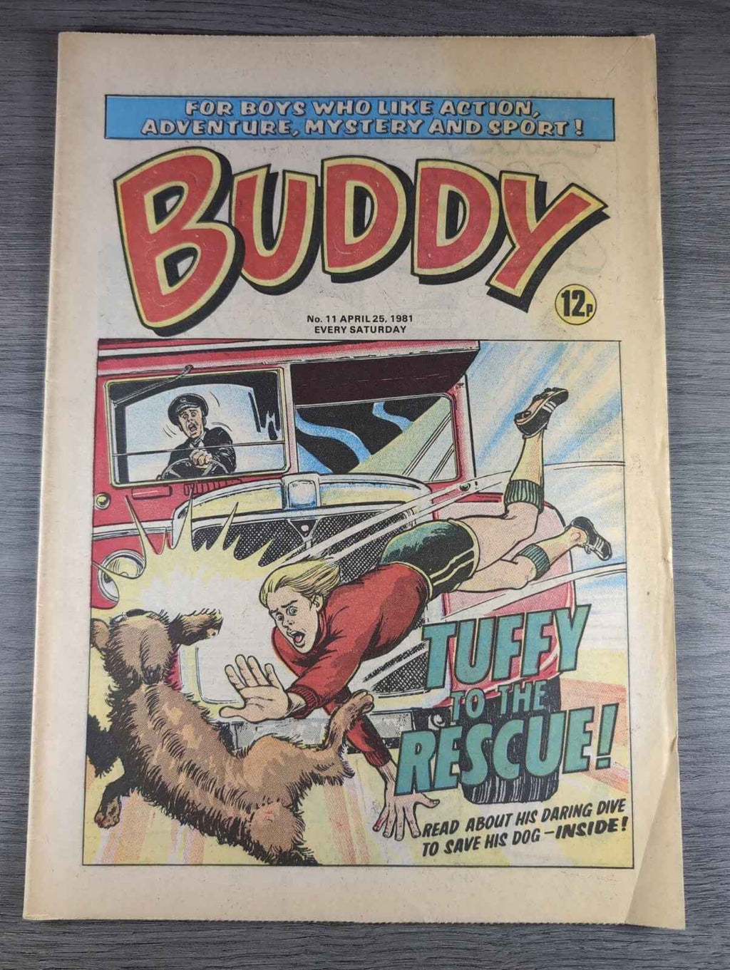 Buddy Comic Issue No 11 25th April 1981 Vintage Retro Comic