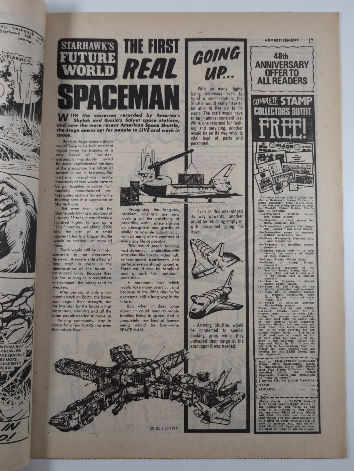 Spike Comic Issue No.5 Feb 19th 1983 D.C Thomson Vintage Retro Comic