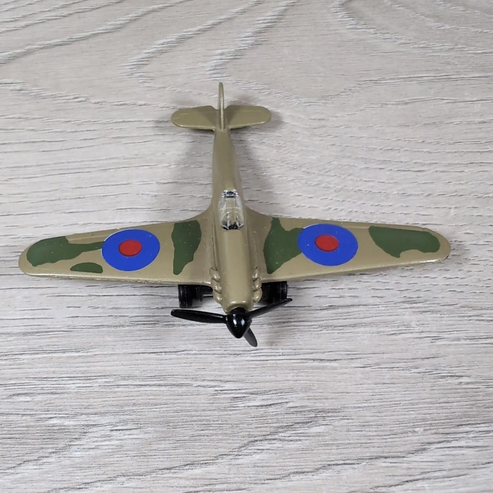 Tonka Polistil Spitfire and 2 x Hurricane Die-Cast Model Military Aircraft