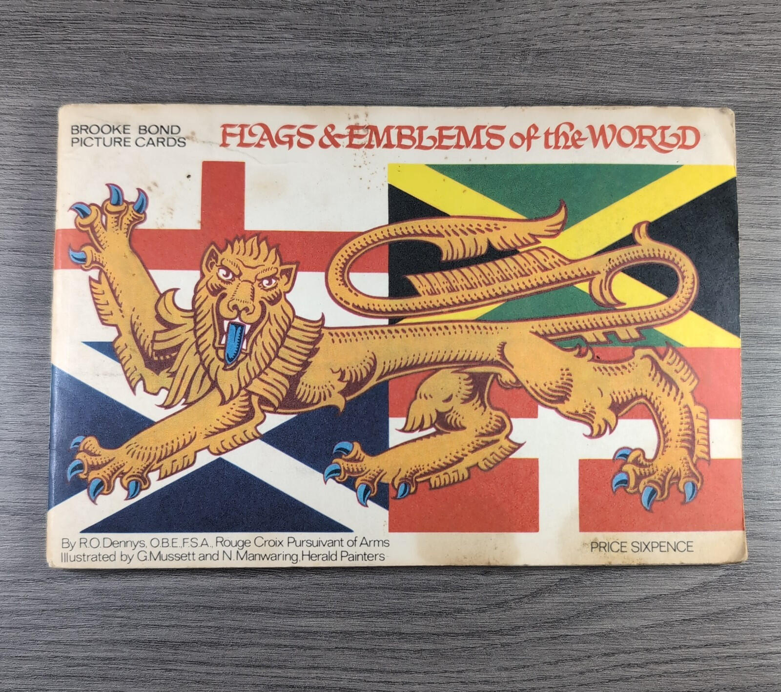 Brooke Bond Tea Picture Cards Album Flags & Emblems Of The World Complete Set