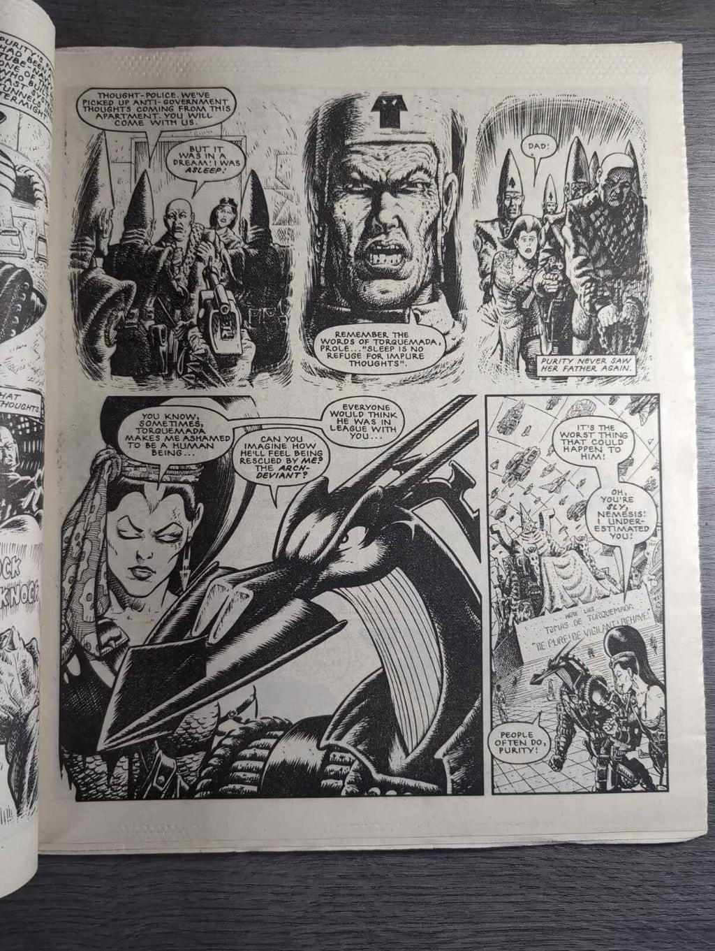 2000AD Prog 439 Featuring Judge Dread Comic 12th Oct 1985 Vintage Retro Comic