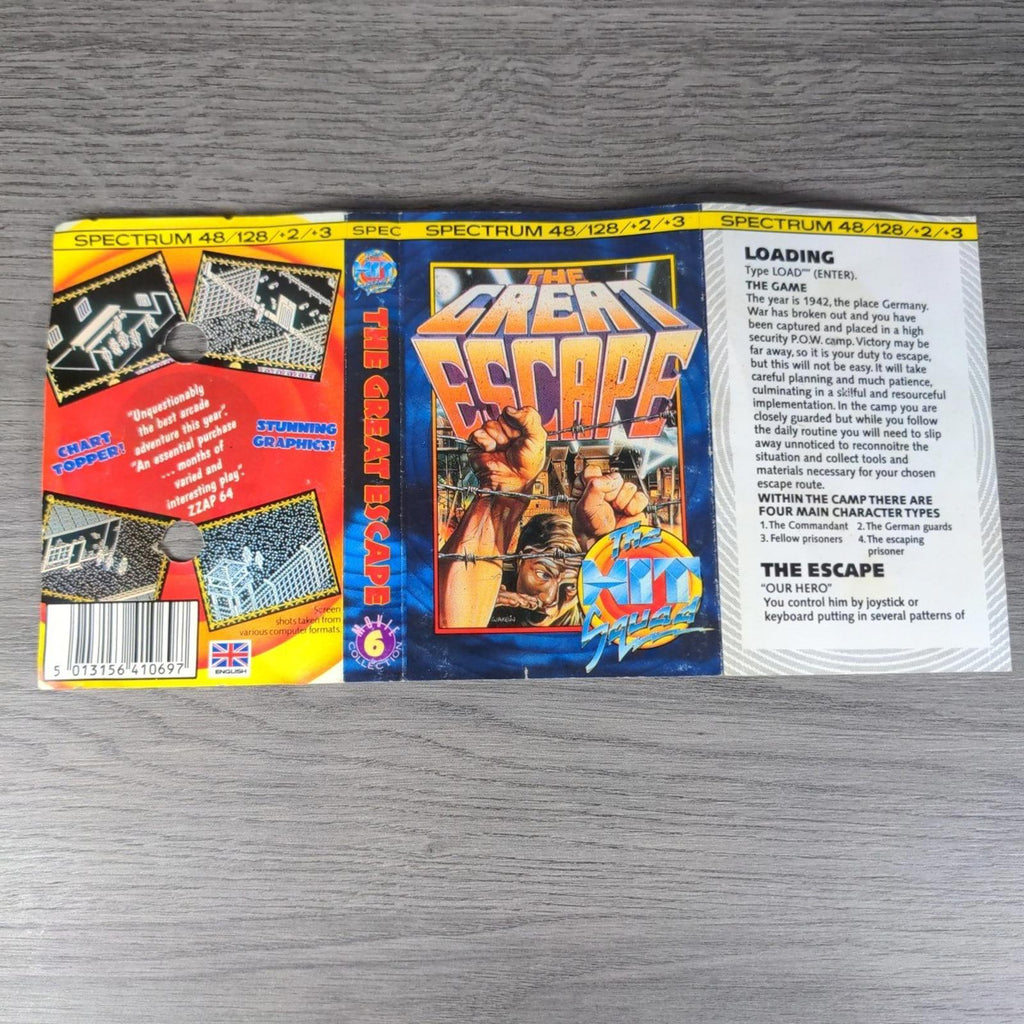 The Great Escape ZX Spectrum 48/128K Game Cassette Tested & Working