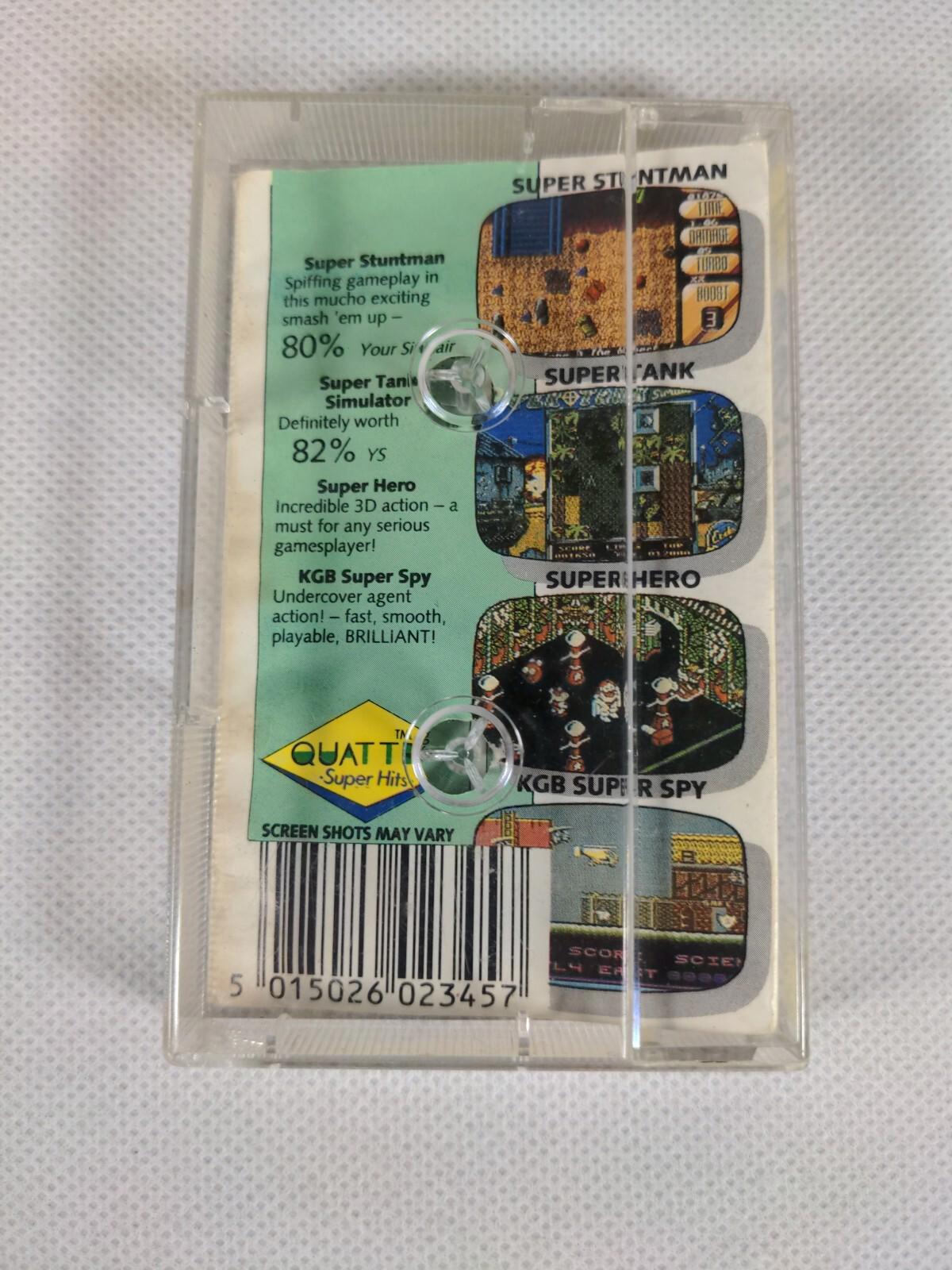 Quattro 4 Super Hits ZX Spectrum 48K 128K Game Cassette Tested & Working