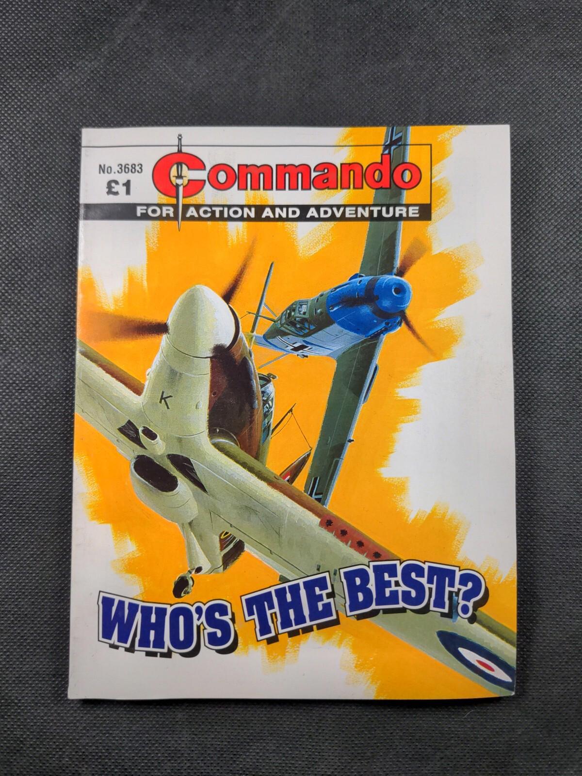 Commando Comic Issue Number 3683 Who's The Best?