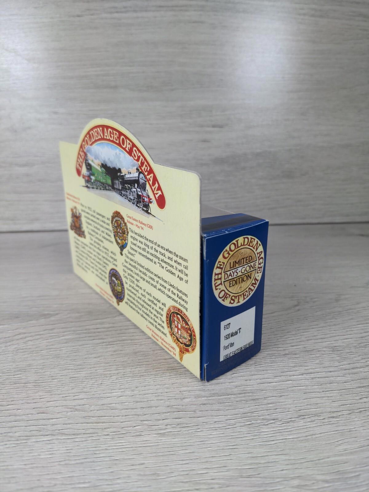 Lledo The Golden Age of Steam 1920 Model T Ford Van 6127 Great Eastern Railway - Retrorama UK