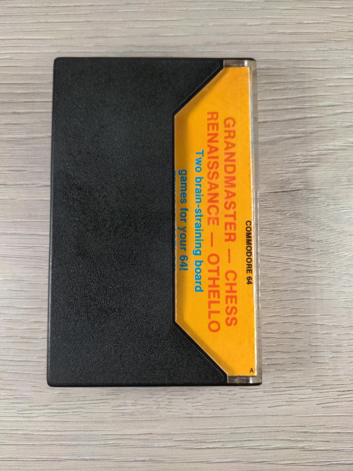 Grandmaster Chess Commodore 64 C64 Video Game Cassette Tested & Working