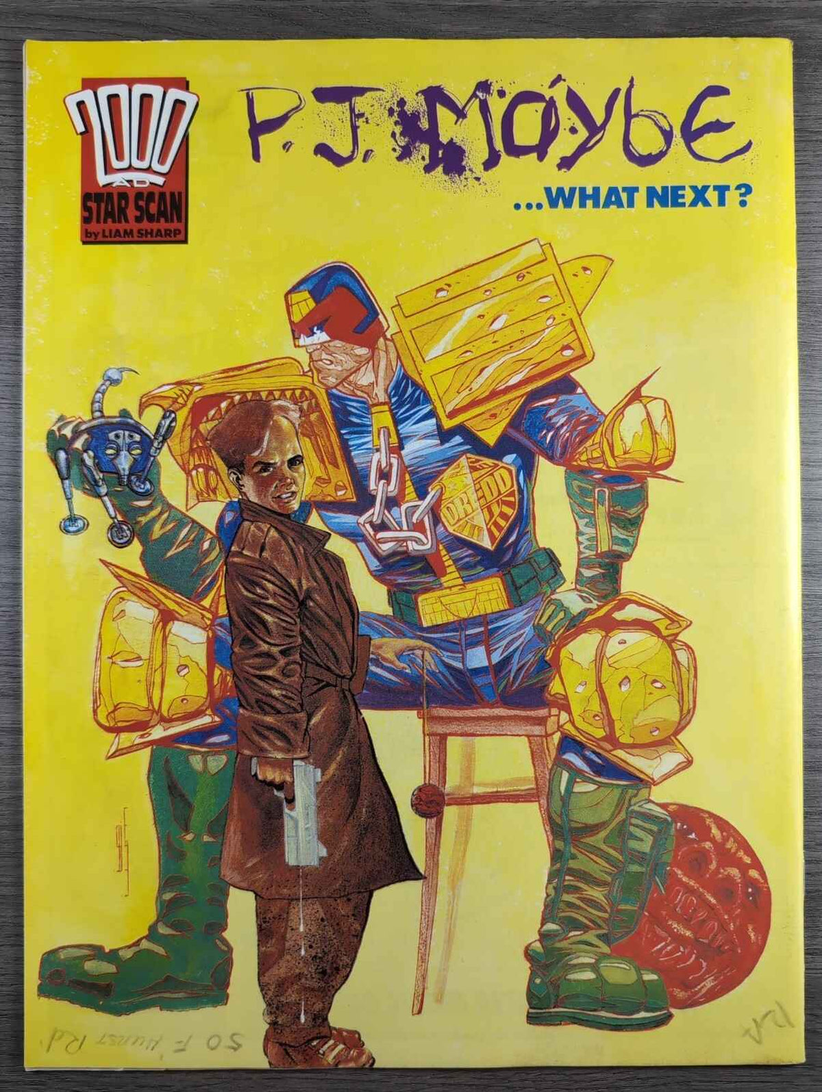 2000AD Prog 639 Featuring Judge Dread Comic 12th Aug 1989 Vintage Retro Comic