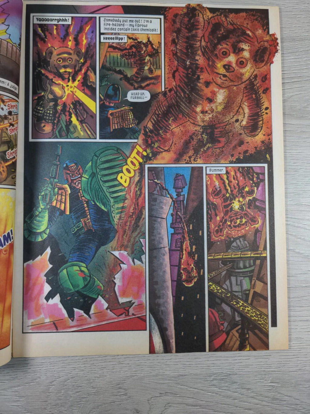 2000AD Featuring Judge Dredd Prog 737 June 1991  Vintage Comic - Retrorama UK