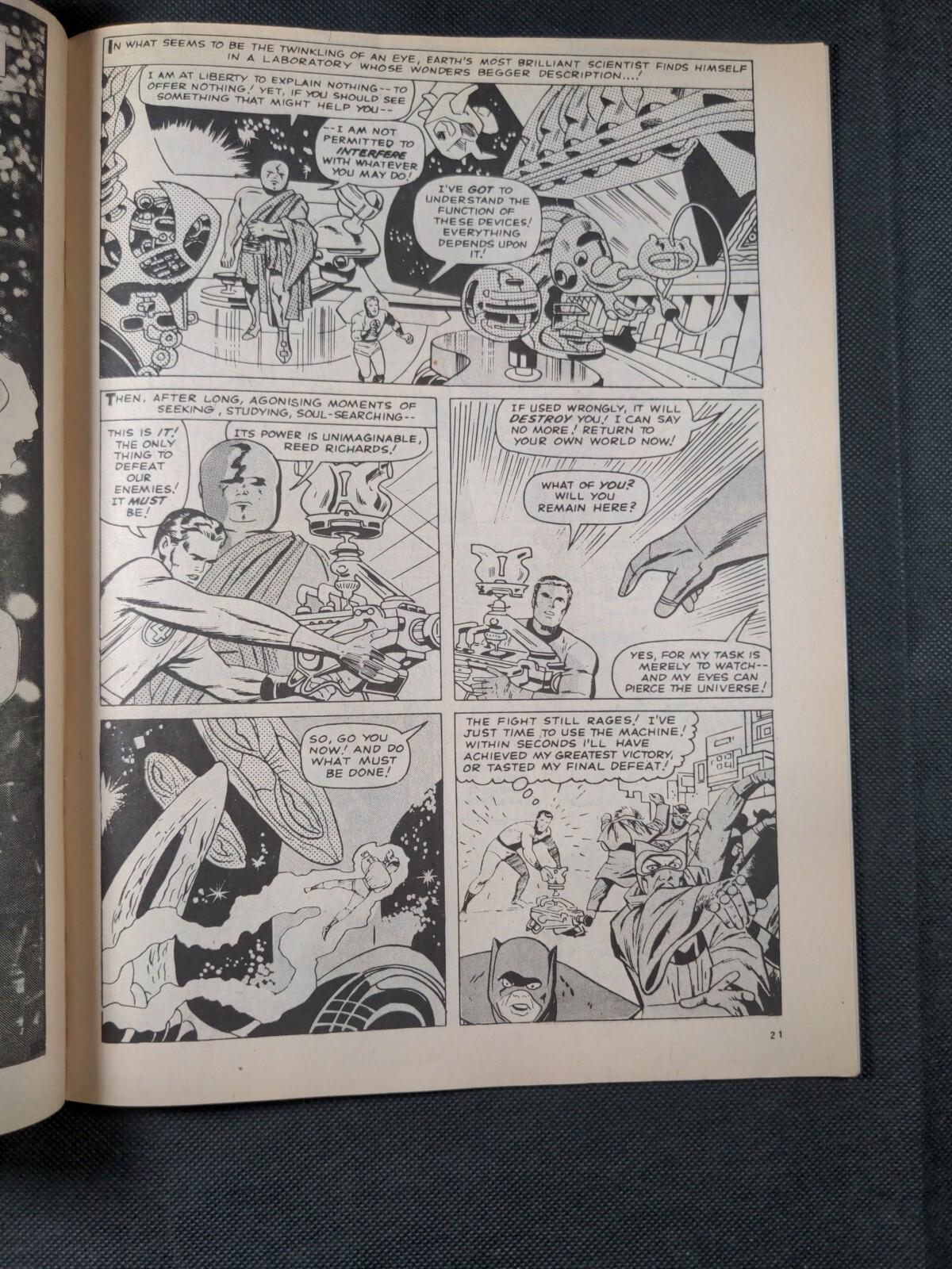 Mighty World of Marvel Issue No 93 July 1974 Marvel UK Vintage Comic