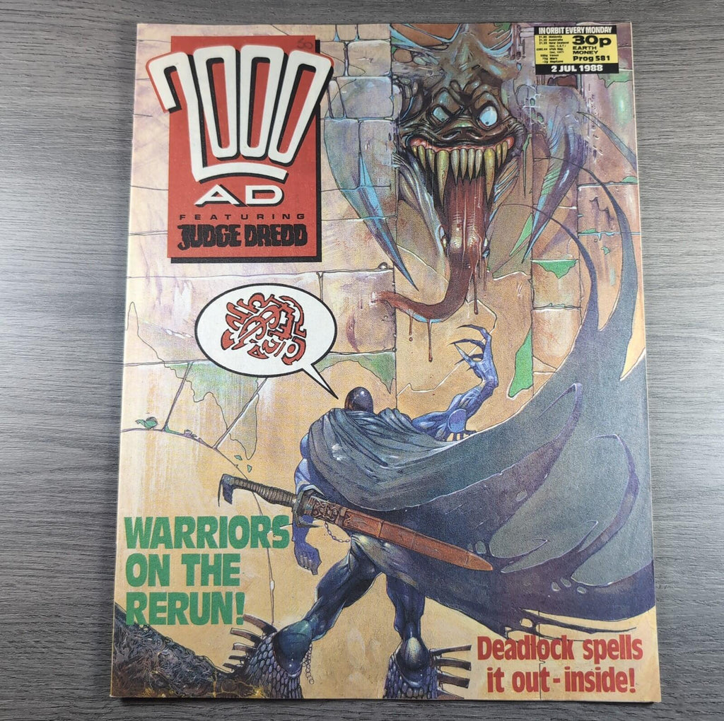 2000AD Prog 581 Featuring Judge Dredd 2nd July 1988 Vintage Comic