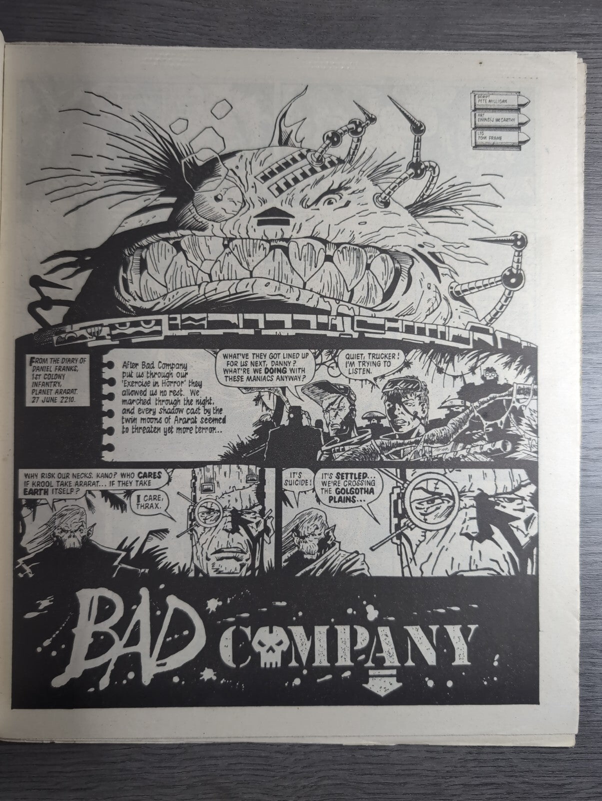 2000AD Prog 503 Featuring Judge Dread Comic 3rd Jan 1987 Vintage Retro Comic