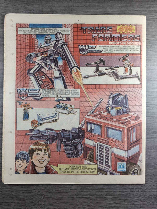 2000AD Prog 444 Featuring Judge Dread Comic 16th Nov 1985 Vintage Retro Comic