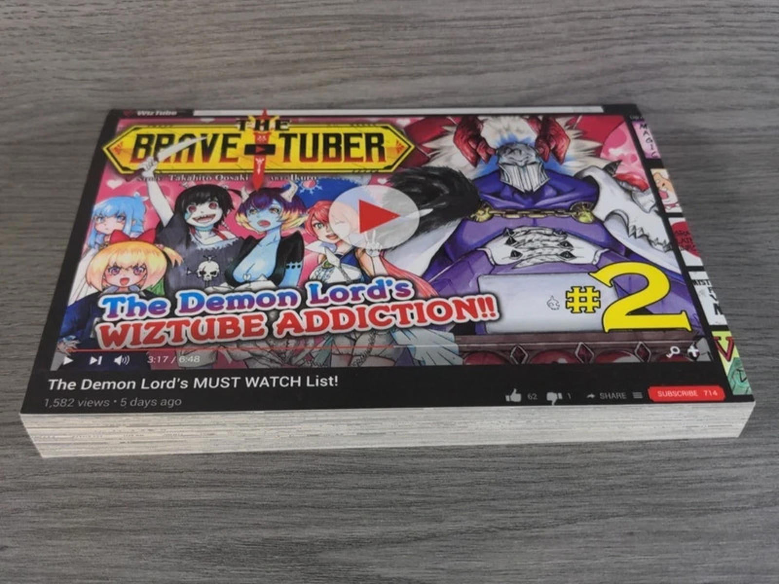 The Brave-Tuber Vol. 2 by Takahito Oosaki Manga Paperback Book 2020