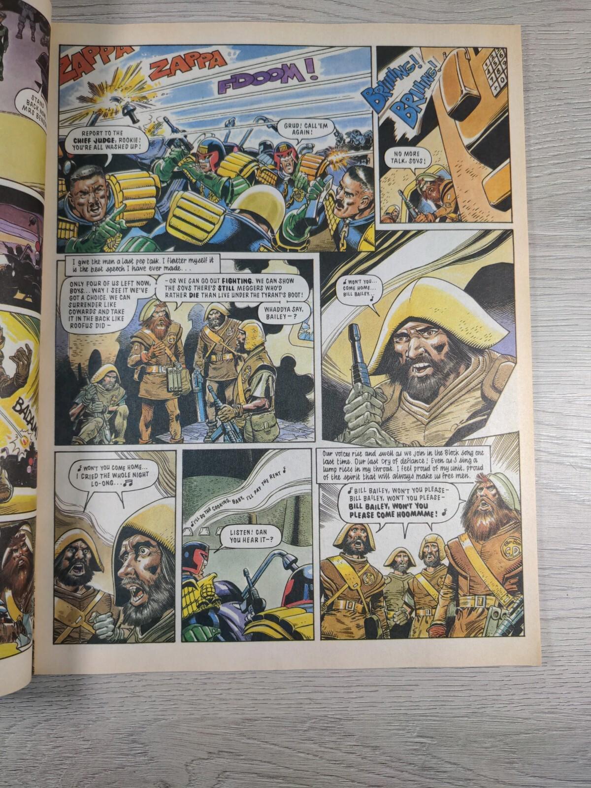 2000AD Featuring Judge Dredd Prog 726 April 1991 Vintage Comic - Retrorama UK