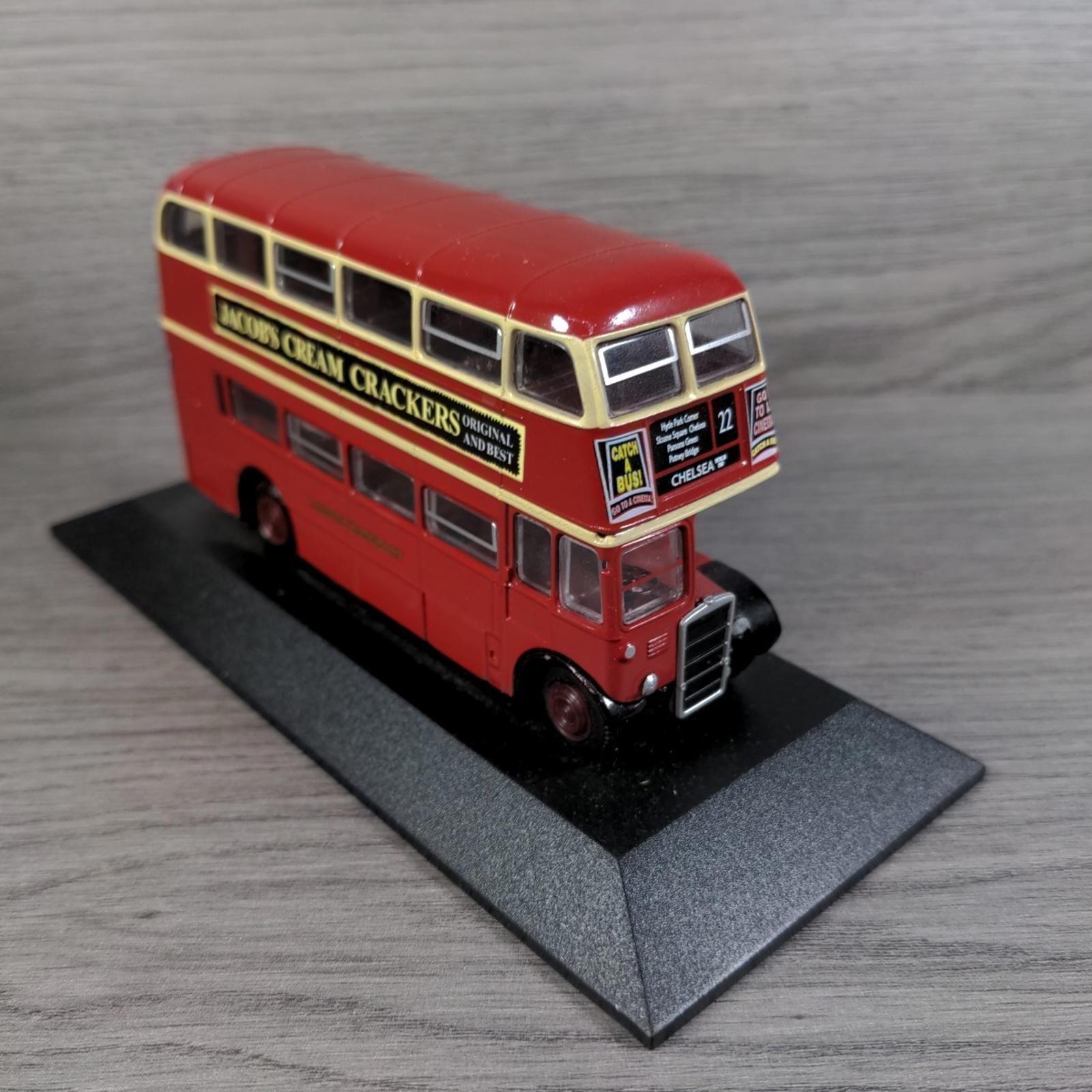 Atlas Editions London Transport RTW Double Decker Bus 1:76 Scale Die-Cast Model