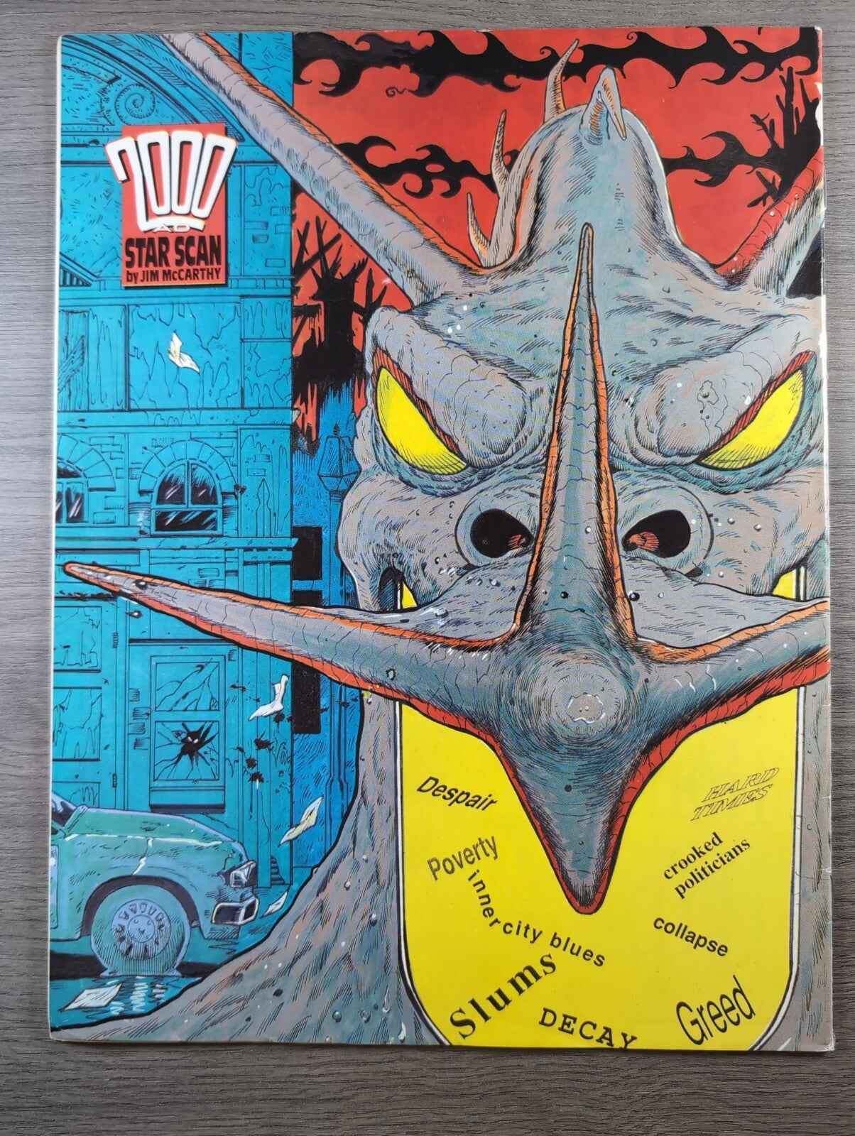 2000AD Prog 602 Featuring Judge Dread Comic 26th Nov 1988 Vintage Retro Comic