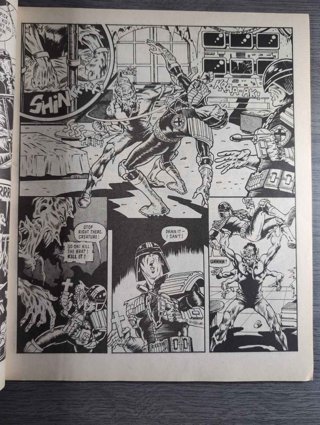 2000AD Prog 470 Featuring Judge Dread Comic 17th May 1986 Vintage Retro Comic