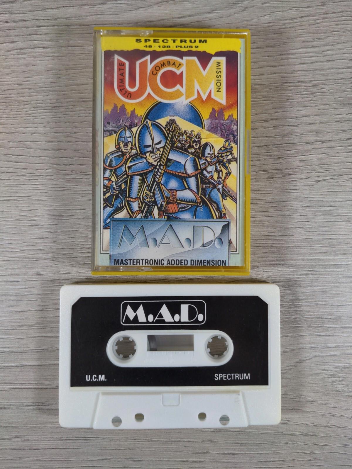UCM Ultimate Combat Mission ZX Spectrum 48K 128K Game Cassette Tested & Working - Retrorama UK