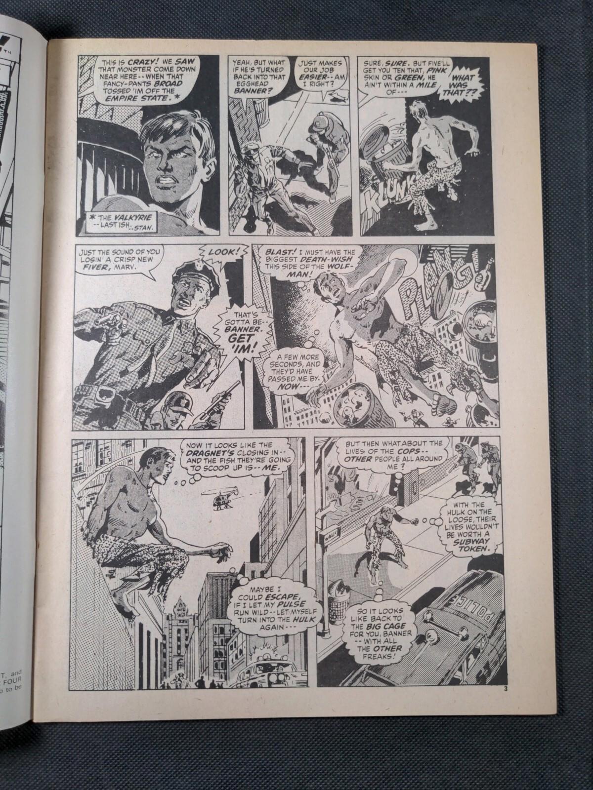 Mighty World of Marvel Comic Issue No 113 November 1974 Marvel UK Vintage Comic