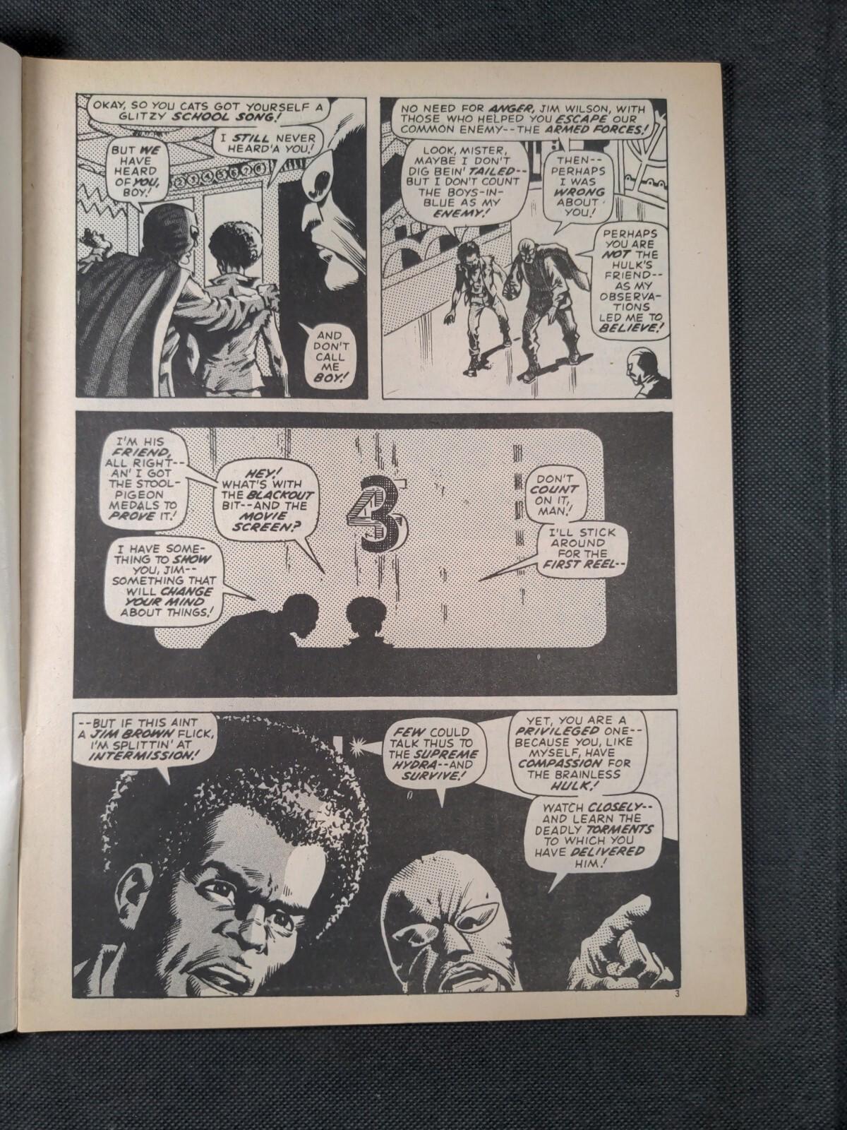 Mighty World of Marvel Issue No 96 August 1974 Vintage Marvel UK Vintage Comics