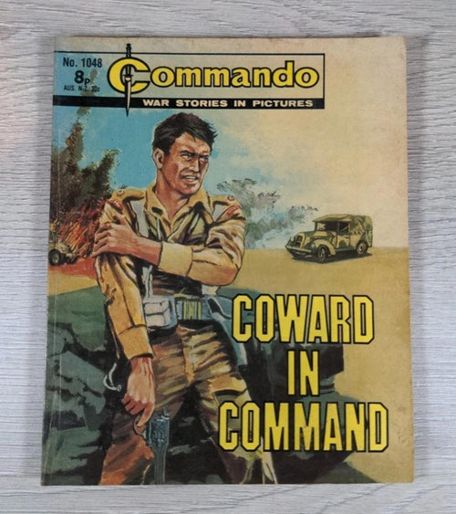 Commando Comic Issue Number 1048 Coward In Command Vintage Comic - Retrorama UK