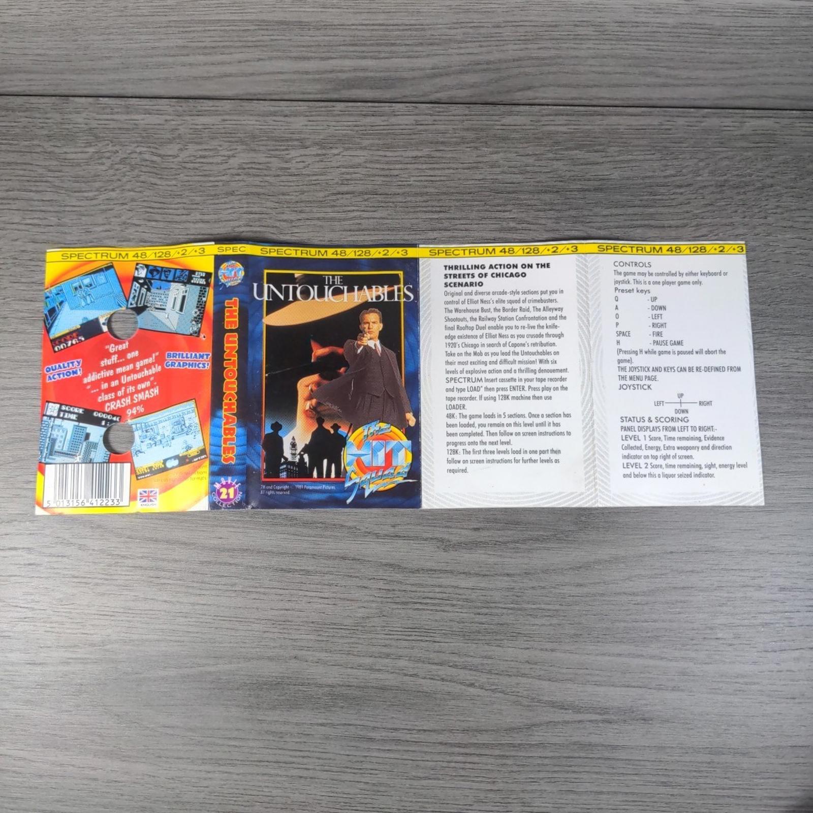 The Untouchables ZX Spectrum 48/128K Game Cassette Tested & Working