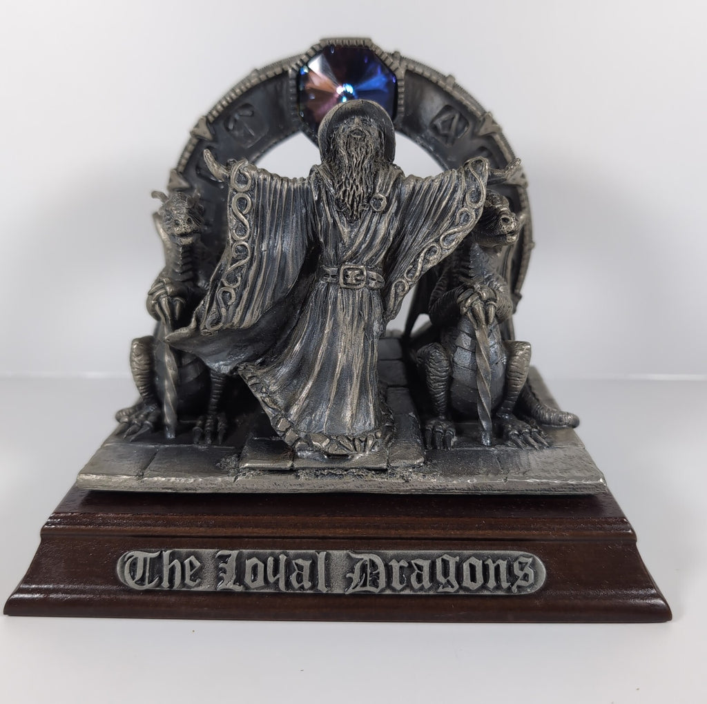 Myth & Magic The Loyal Dragons LP01 The Tudor Mint Pewter Metal Figure