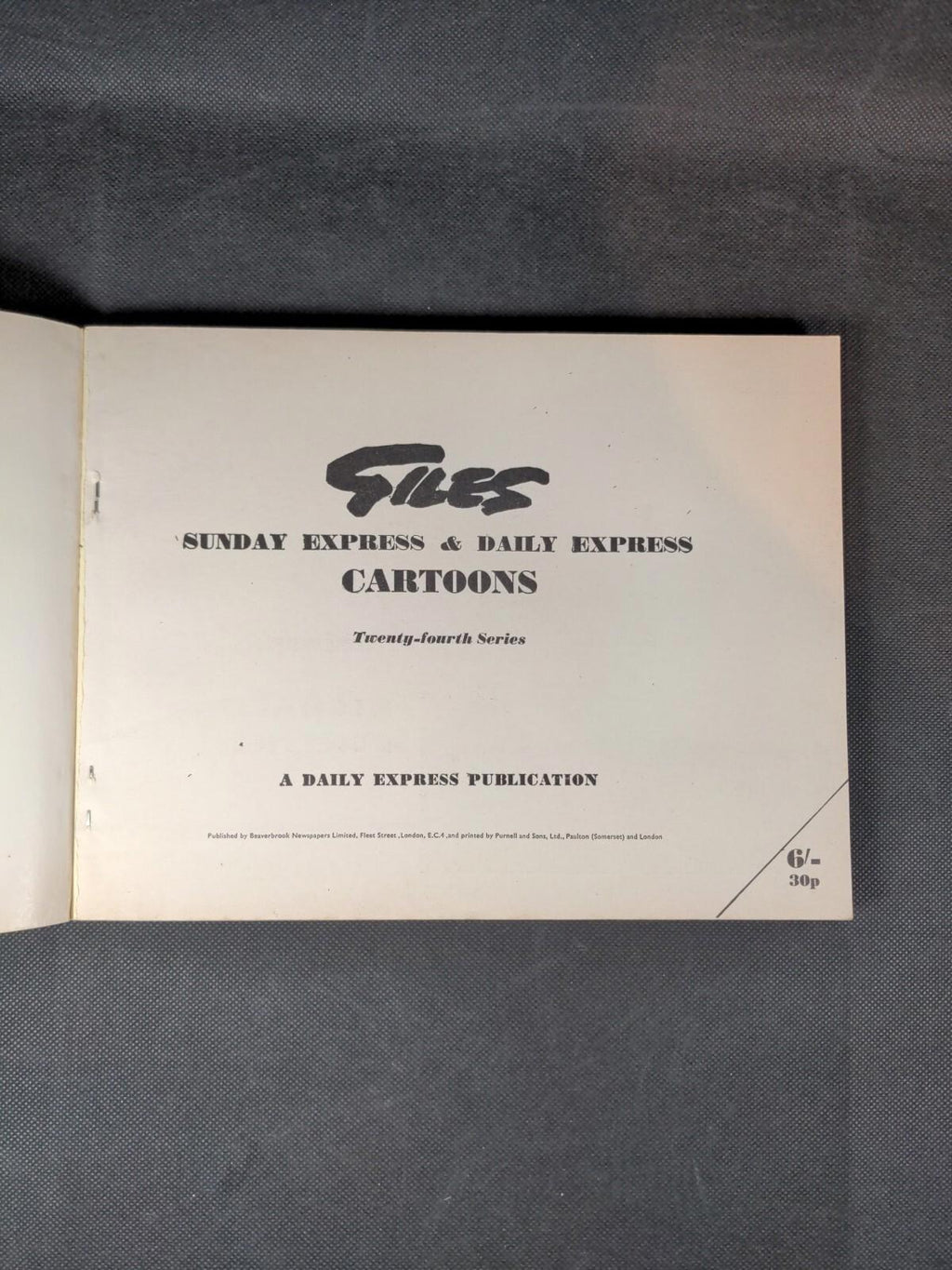 Giles Annual - 1969 - Twenty-Fourth Series - Cartoon Book - Unclipped