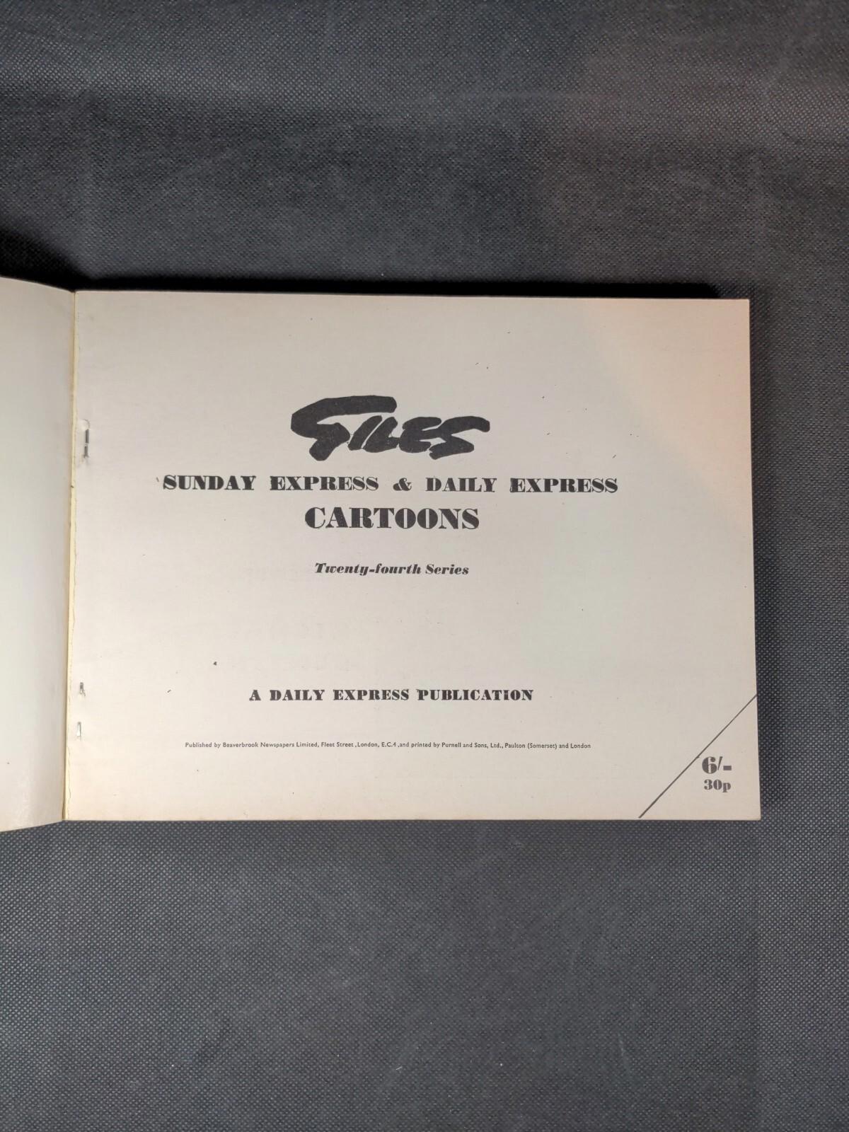 Giles Annual - 1969 - Twenty-Fourth Series - Cartoon Book - Unclipped - Retrorama UK